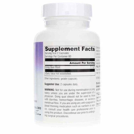 Dong Quai 550 Mg Full Spectrum, Herbals